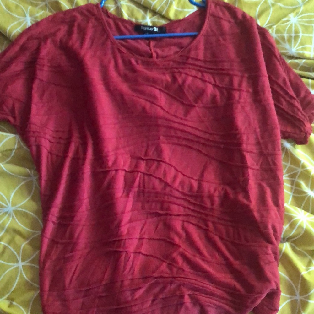 Burnt orange short sleeve